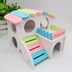 Safe Small Animal Hideout House, Brinquedo Criativo Hamster, Animais Pequenos