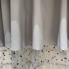 Imagem do Vestido feminino slim fit plissado em malha, cintura alta, manga longa, retalhamento, vestido feminino de renda, moda outono