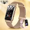 LIGE Smart Watch Mulheres Full Touch Screen Chamada Bluetooth IP67 À Prova D' Água Esportes Fitness Tracker Smartwatch Mulheres