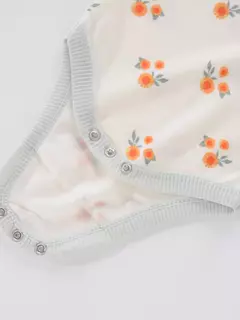 Recém-nascido manga curta em torno do pescoço macacão, onesies para bebês meninos e meninas, desenhos animados flores animais impressão, roupas infantis, 4pcs