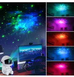 Starry Sky teto lâmpada LED para crianças, projetor de estrela, Galaxy Night Light, astronauta espaço projetor, nebulosa, quarto, presente decorativo para casa