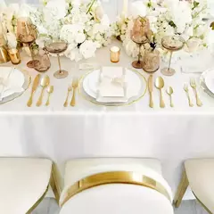 Retângulo cetim toalha de mesa para casamento, pano branco para o Natal, Baby Shower, aniversário, eventos, banquete, Home Decor, mesa de jantar - Wolf Magazine
