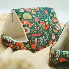 Bonito dos desenhos animados inverno coelho esquilo mini gaiola cobaia ninho pequeno animal ratos rato animal de estimação dormir cama hamster casa quente macio esteira - Wolf Magazine