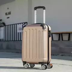 Conjunto de malas rolantes e bolsas de viagem com rodas giratórias 20 '' maleta de bagagem com carrinho de cabine grande capacidade - Wolf Magazine