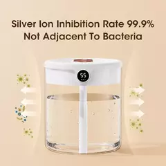 Niye-2L Umidificador de ar duplo, exibição de umidade, grande capacidade, aroma, difusor de óleo essencial para quarto, venda quente na internet