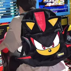 Mochila Diablo Sonic para casais, mochila de desenho animado para estudante, grande capacidade, moda de viagem, legal, novo na internet