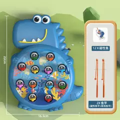 Brinquedos de pesca magnéticos simples para crianças, jogo de dinossauro, bebê Montessori, rotação, presente educacional, crianças, brincar - Wolf Magazine