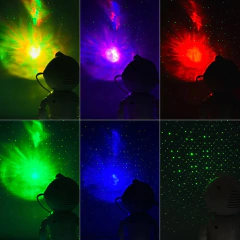 Imagem do Galaxy estrela astronauta projetor luz céu estrelado porjetores lâmpada decoração quarto nebulosa led night light criança adulto presente