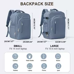 Bolsa para Laptop Easyjet de Grande Capacidade, Mochila de Viagem para Homens e Mulheres, Bolsa de Cabine, Ryanair 45x36x20, 40x20 - loja online