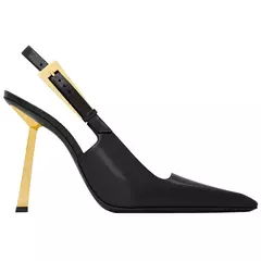 Salto agulha pontiagudos para mulheres, bombas de couro envernizado, sandálias mula, sapatos elegantes de escritório, sexy e elegante, verão, 2024 na internet