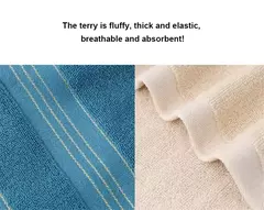 Toalha de algodão grosso altamente absorvente, toalhas de banho monocromáticas, microfibra Serviette, Cooling Towel, adequado para adultos e crianças na internet