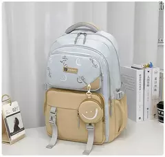Mochila escolar com bolsa para meninas e meninos adolescentes, mochila infantil, bolsa de livros para estudantes primários, estudante do ensino médio - Wolf Magazine