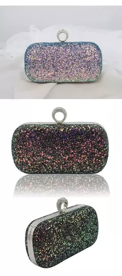 Evening Pink Clutch Purse Mulheres Bling Lantejoulas Bolsas 2023 Novo Designer De Moda Saco De Telefone De Luxo Crossbody Pequeno Saco De Designer na internet