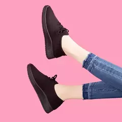 Sapatos casuais Red Air Mesh para mulheres, tênis feminino, tênis respirável, Basket Femme, esportes de ginástica, 2022 na internet