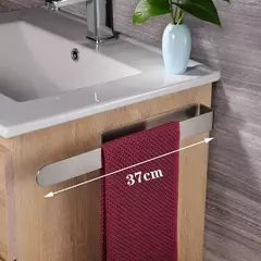 Toalheiro não perfurado toalheiro banheiro rack auto-adesivo banheiro cozinha toalha de mão rack itens domésticos na internet