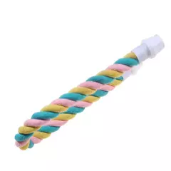 Papagaio pássaro em pé brinquedos corda de algodão brinquedo colorido mastigar poleiros para pássaro balanço arnês gaiola brinquedo para animais de estimação papagaio escalada brinquedos na internet