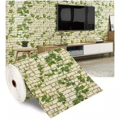 1/3/5/10 m 3d auto-adesivo papel de parede adesivos 3m tijolo adesivos de parede decoração de casa papel de parede para paredes diy quarto