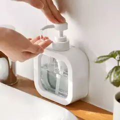 300/500ml dispensadores de sabão do banheiro recarregável loção shampoo chuveiro gel titular portátil dispensador viagem vazio bomba banho garrafa - loja online