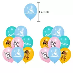 2024 moana festa tema vestir-se adereços dos desenhos animados anime figura tamatoa maui festival cosplay festa adereços banner balão bolo topper na internet