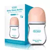Mamadeiras de leite antiflatulência recém-nascidas, Mamadeira, Vidro, Sem BPA, 90ml, 160ml, 1pc