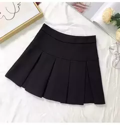 Imagem do Mini vestido de cintura alta feminino, Cinza, Emagrecimento, Versátil, Anti-Exposição, Saia Linha A, Design, Sentido, Primavera, Outono, Novo, 2022