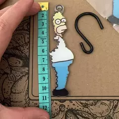 Simpsons decoração de árvore de natal anime pingente de madeira árvore de natal pendurado ornamento para decorações de casa crianças presente de ano novo brinquedos