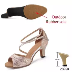 Sapatos latinos de salto alto para mulheres, sandálias douradas de verão, calçados esportivos para meninas, festa de salão ao ar livre - comprar online