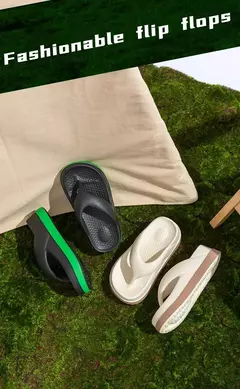 Outlandish-eva flip flops para mulheres, solas grossas super macias, sapatos ao ar livre, antiderrapante, de alta qualidade, design moderno, para o verão