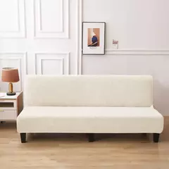 Tampa do sofá-cama impermeável para sala de estar, sofá dobrável sem braços, Stretch Couch Covers, Thick Poltrona Protector - Wolf Magazine