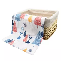 Swaddle de musselina macia para bebé, cobertores infantis, envoltório recém-nascido, estilo Ins, 100% algodão, 120x110cm, 1pc