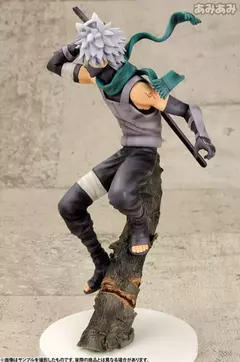 Imagem do 19cm quente dos desenhos animados naruto anime figura hatake kakashi figura de ação escuro ninja kakashi estatueta pvc coleção modelo boneca brinquedos
