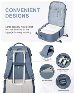 Bolsa para Laptop Easyjet de Grande Capacidade, Mochila de Viagem para Homens e Mulheres, Bolsa de Cabine, Ryanair 45x36x20, 40x20 - Wolf Magazine