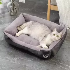Grande Pet Cat e Dog Bed Quente Confortável Dog House Soft PP Cotton Nest Dog Basket Mat Universal Waterproof Cat Bed na internet
