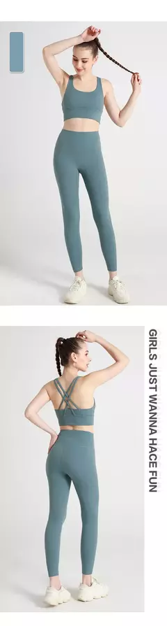 Roupa de ioga feminina de 2 peças, conjunto de treino rápido, roupa de fitness respirável, sutiã e leggings esportivos, roupas fitness, novo, 2024 - Wolf Magazine
