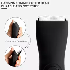 Mens Body Hair Trimmer para homens Bolas Mulheres Lady Shaver Depilação Bikini Trimmer Virilha Body Shaver Groomer Arm Beard Razor na internet