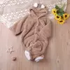 Humor Bear-macacão de manga comprida para bebês meninos e meninas, macacões infantis, macacão infantil, desenho animado, roupas de inverno, outono