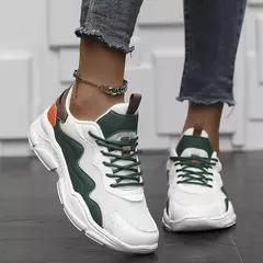 Tênis leves em malha para homens e mulheres, sapatos casuais versáteis e respiráveis, tênis pretos na internet