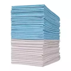 Fraldas absorventes para cães, 100/50/40/20 peças, descartáveis, treinamento de cachorros, almofadas de xixi, superfície de secagem rápida, almofada limpa, suprimentos para cães - comprar online