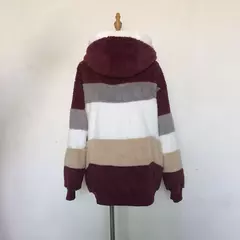 Casaco de capuz extragrande feminino com bolsos macios, streetwear quente, casaco solto, Lady Outerwear, outono, inverno, novo, 2023 - Wolf Magazine