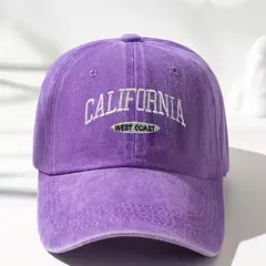 Boné de beisebol retrô vintage de algodão masculino feminino denim letras bordadas chapéu de algodão macio bonés casuais retrô unissex chapéus - comprar online