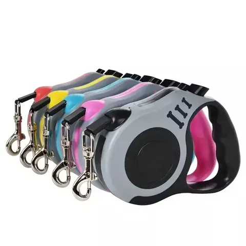 Dispositivo de tração para animais de estimação, corda de tração retrátil automática para cães de estimação, corda de caminhada para cães impressa em osso, corrente para cães, corda para cães