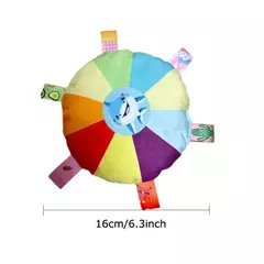 Engraçado arco-íris de pelúcia disco voador brinquedos para cães ao ar livre jogos de treinamento interativo mastigar brinquedo animais de estimação discos voadores brinquedos acessórios para cães - comprar online