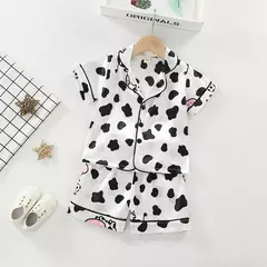 Baby Girls' Sleepwear Suit, Pijama infantil, Roupas infantis, Toddler Casual Costume, Roupas de verão, Camisa infantil, Shorts, Novo, 2Pcs Set - Wolf Magazine