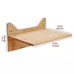Prateleiras de escalada para gatos montadas na parede Casa para gatos Ponte para - Wolf Magazine