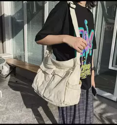 Bolsa de lona vintage para mulheres, sacolas de ombro adolescente, sacos mensageiro para senhoras, bolsa casual, bolsa crossbody na internet
