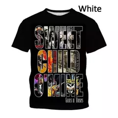 Homens e mulheres em 3D impresso T-shirts, Guns N Roses, Rock Band, Skull Streetwear, personalizado mais camisa, verão, novo - Wolf Magazine