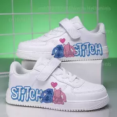 Stitch Tênis de basquete infantil, Tênis infantil, Casual, Esportes, Corrida, Moda, Presente, Menino, Meninas, Estudante