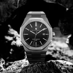 SAPPHERO Relógios masculinos marcas de luxo movimentos importados aço inoxidável relógios à prova dwaterproof água presente masculino relógios de quartzo