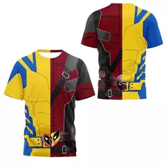 Super-herói Spiderman T-shirt para homens e crianças, roupas infantis, Avengers Tees para meninos, camiseta infantil, 3, 4, 5, 6, 7, 8-14 Ys - comprar online