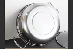 Conjunto de panelas de aço inoxidável, Panelas Naturais, Conjuntos chineses de cozinha antiaderente, 10 Pcs